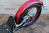 Самокат Favorit FSC-1202 надувные колеса на 12" (черно-красный), фото 5