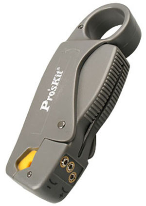 Нож для зачистки коаксиальных кабелей вращающийся универсальный Pro'sKit 6PK-322 - фото 1 - id-p5220208