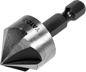Сверло конусное зенкер d20.5мм L45мм хвостовик HEX "Yato" YT-44726, фото 2