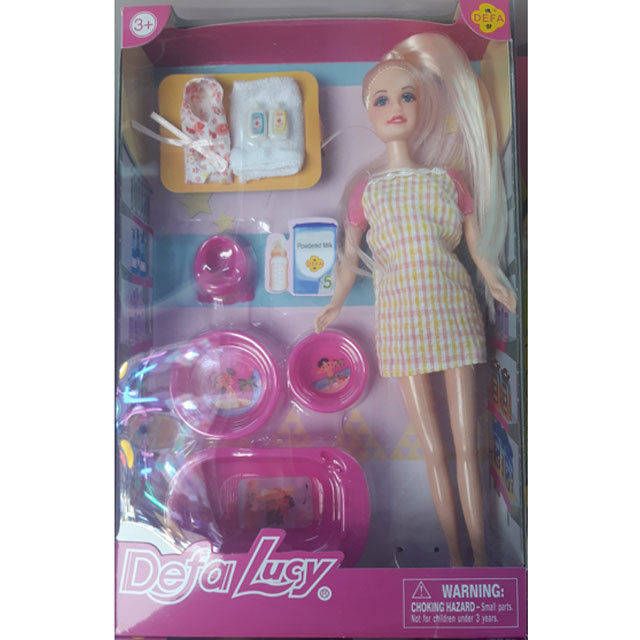 Беременная кукла Defa Lucy 8350 с малышом и аксессуарами - фото 3 - id-p100722674
