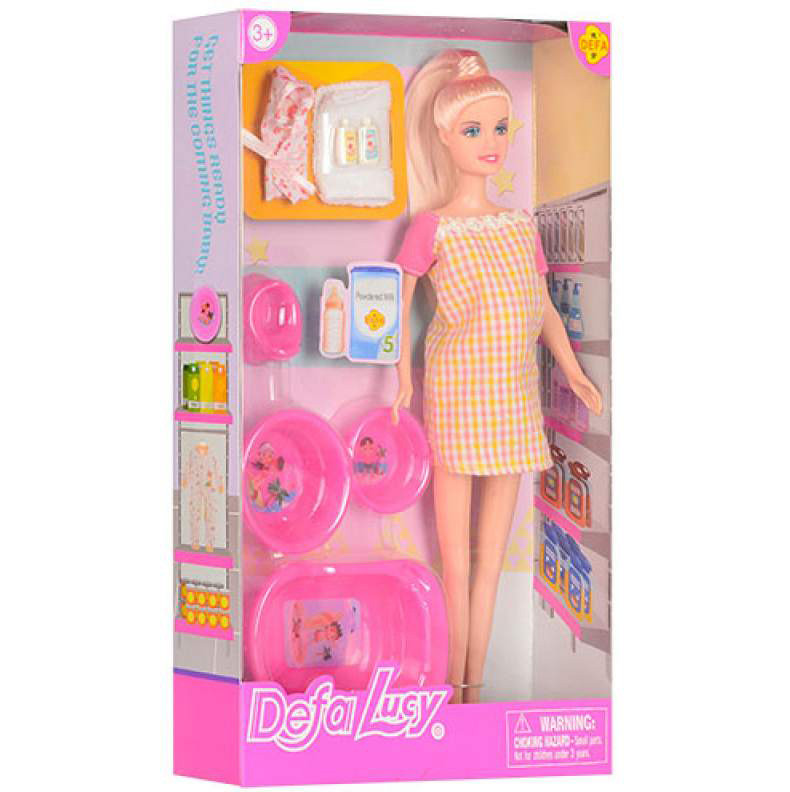 Беременная кукла Defa Lucy 8350 с малышом и аксессуарами - фото 6 - id-p100722674