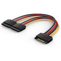 Ugreen SATA 15pin M/2 SATA 15pin F, кабель-разветвитель