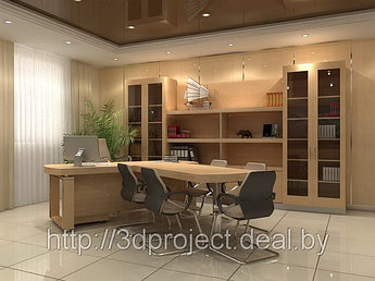 Дизайн интерьера кабинета руководителя -дизайн проект, дизайн интерьера в Минске. Цены,стоимость