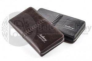 Портмоне Baellerry Leather SW008 (черный, коричневый) Коричневый