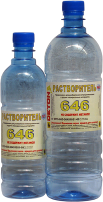 Растворитель 646 "DETON" 0,5 л, фото 2