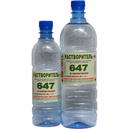 Растворитель 647 "DETON" 0,5 л, фото 2