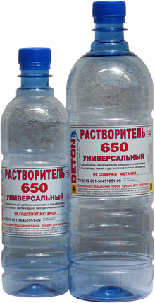 Растворитель 650 "DETON" 0,5 л, фото 2