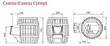 Печь банная Термофор Саяны Супер Inox Витра, фото 2