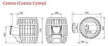 Печь банная Термофор Саяны Carbon ДА Антрацит, фото 3
