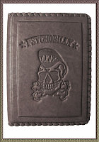 Обложка на паспорт тиснение Череп PSYCHOBILLY Арт. 1-85