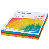 Бумага цветная A4, 80г/м, 250 л. "Maestro Color" mix pastel, фото 3
