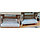 Кровать двухъярусная Прованс с диван-кровать + верхний беспружинный матрас Эко (90х190 см), фото 6