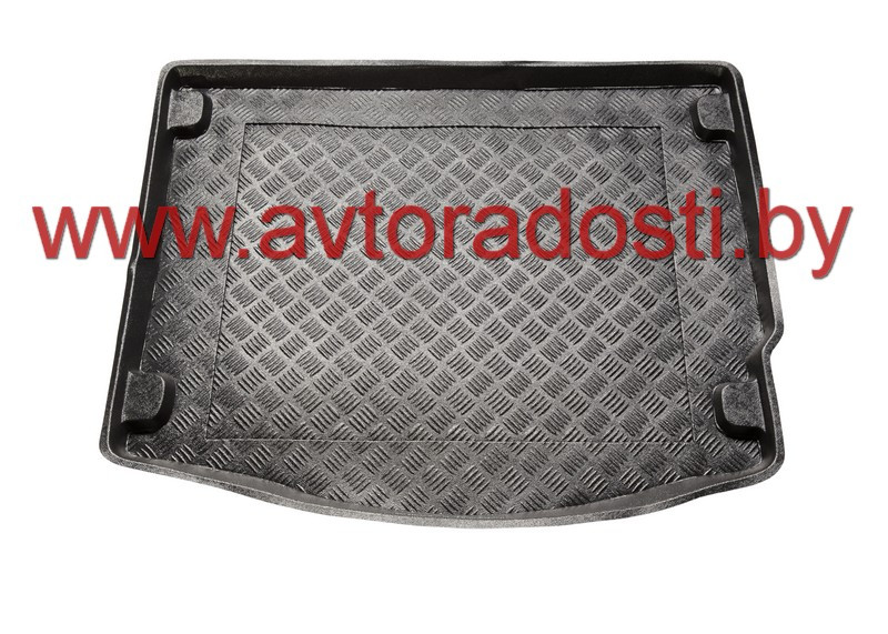 Коврик в багажник для Ford Focus III (2011-2018) хэтчбек / уменьшенное зап. колесо / (Rezaw-Plast PE)