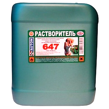 Растворитель 647 "AUTON" 10 л., фото 2