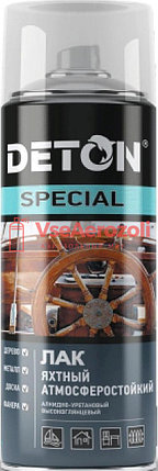 Белый, Лак тонирующий защитный для дерева "DETON SPECIAL" , аэрозоль 520 мл, фото 2