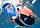 Маска для снорклинга (плавание под поверхностью воды) FREEBREATH с креплением для экшн камеры и берушами, фото 7