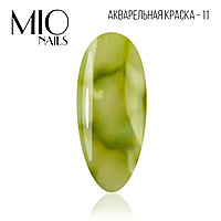 Акварельные капли MIO nails 11 салатовый , 5 мл