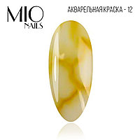 Акварельные капли MIO nails 12 желтый , 5 мл