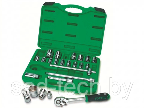 Набор головок 1/2" 8-32мм 24предм. 6гр. TOPTUL GCAI2407