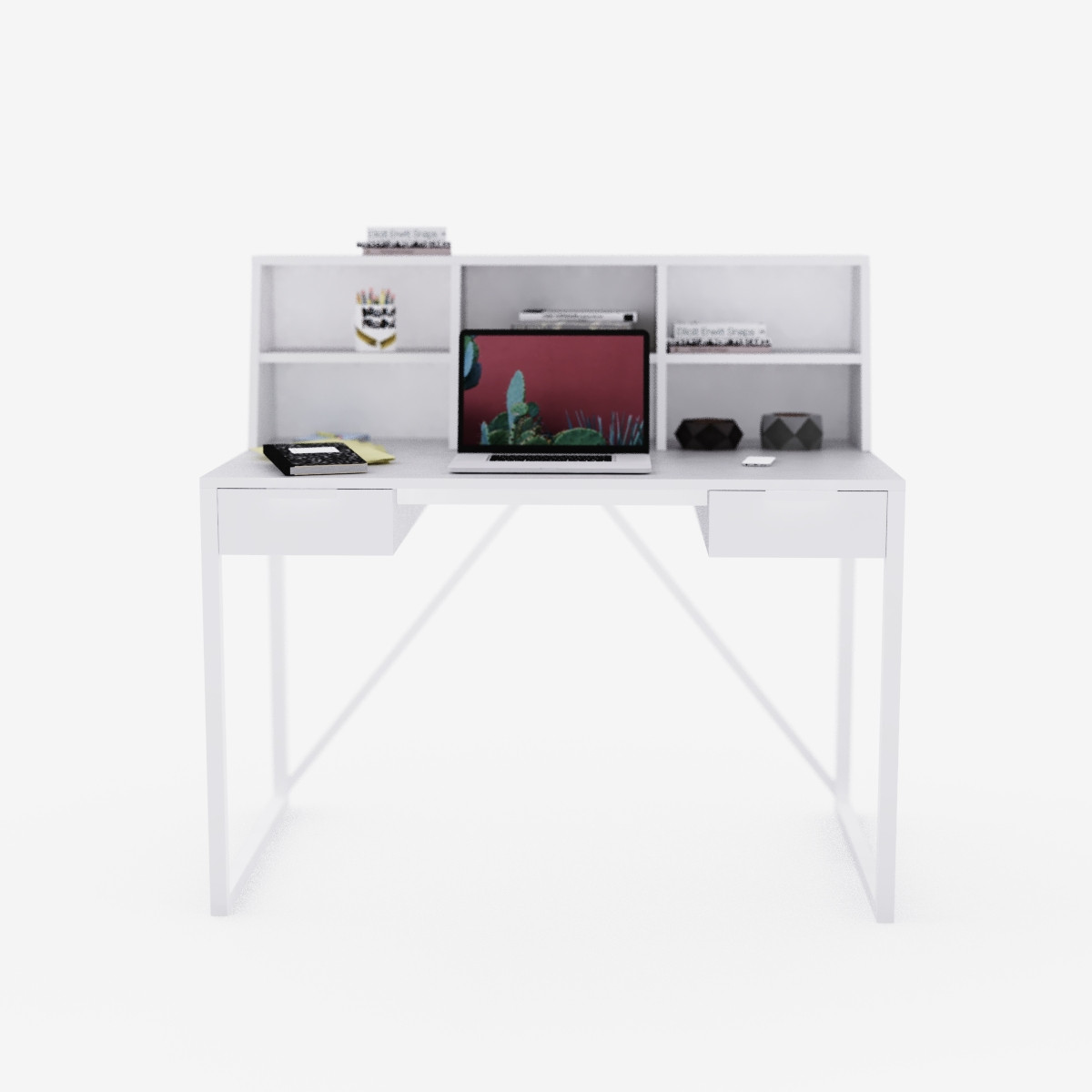 Письменный стол crafto ОСТИН / white в стиле лофт - фото 5 - id-p100888287