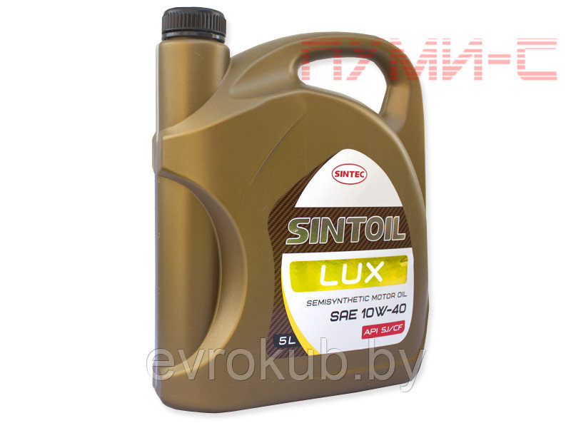 Масло моторное Sintec Lux Sae 10W-40 Api SJ/CF (5л.) - фото 1 - id-p100893365