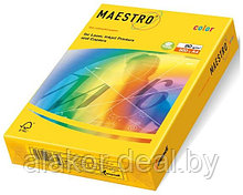 Бумага цветная "Maestro Color", А4, 80 г/м2, 500л., интенсив, горчичный