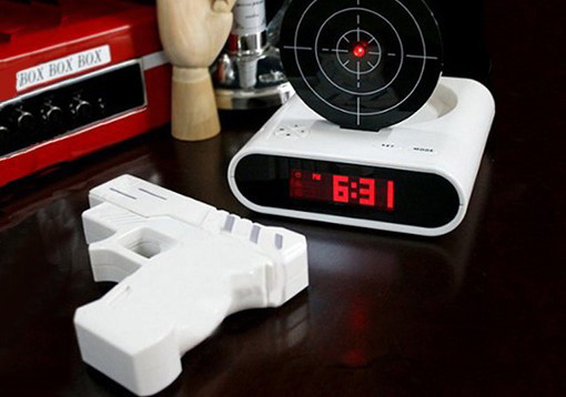Будильник-мишень, часы Gun Alarm Clock - фото 6 - id-p100896834