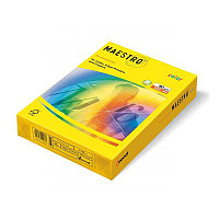 Бумага цветная "Maestro Color", А4, 80 г/м2, 500л., интенсив, солнечно-желтый