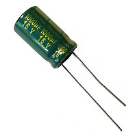 Конденсатор электролитический 1000 мкФ. 16 вол