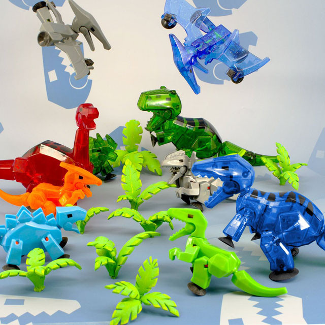 Набор Стикбот (Stikbot) Монстры + динозавры 9 фигурок - фото 4 - id-p100909407