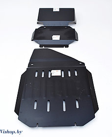  Защита картера двигателя и кпп для Chevrolet Tahoe,V-5,3; 6,2 из 3х частей