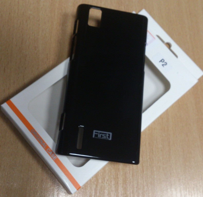 Чехол-накладка First для Huawei P2 (пластик)