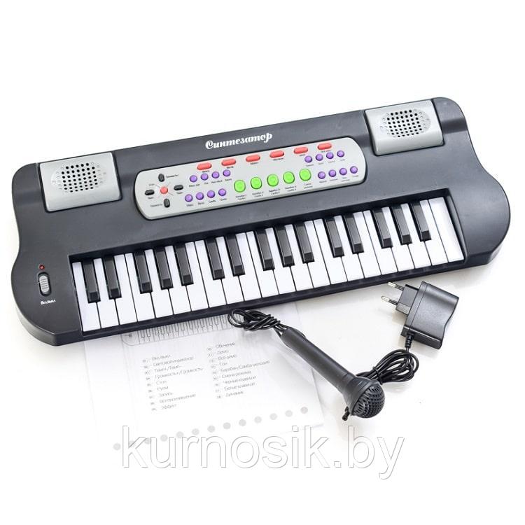 Синтезатор с микрофоном, 37 клавиш (HS3710A) - фото 2 - id-p100922551