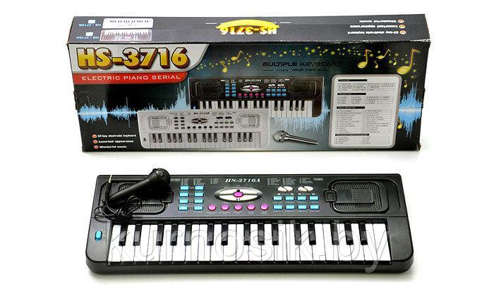 Синтезатор с микрофоном, 37 клавиш (HS3716A) - фото 1 - id-p100922630