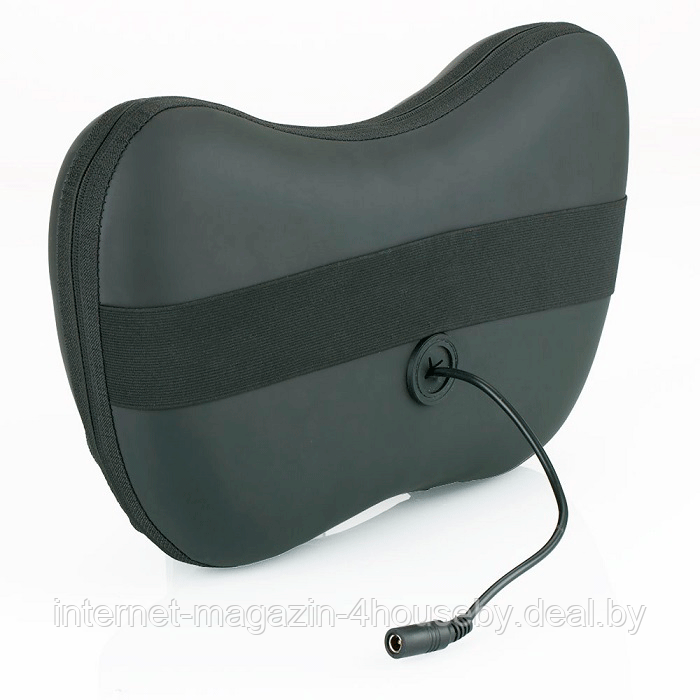 Массажная роликовая подушка с ИК-прогревом Massage Pillow FITSTUDIO (8 мини-роликов, черная) - фото 7 - id-p100938050