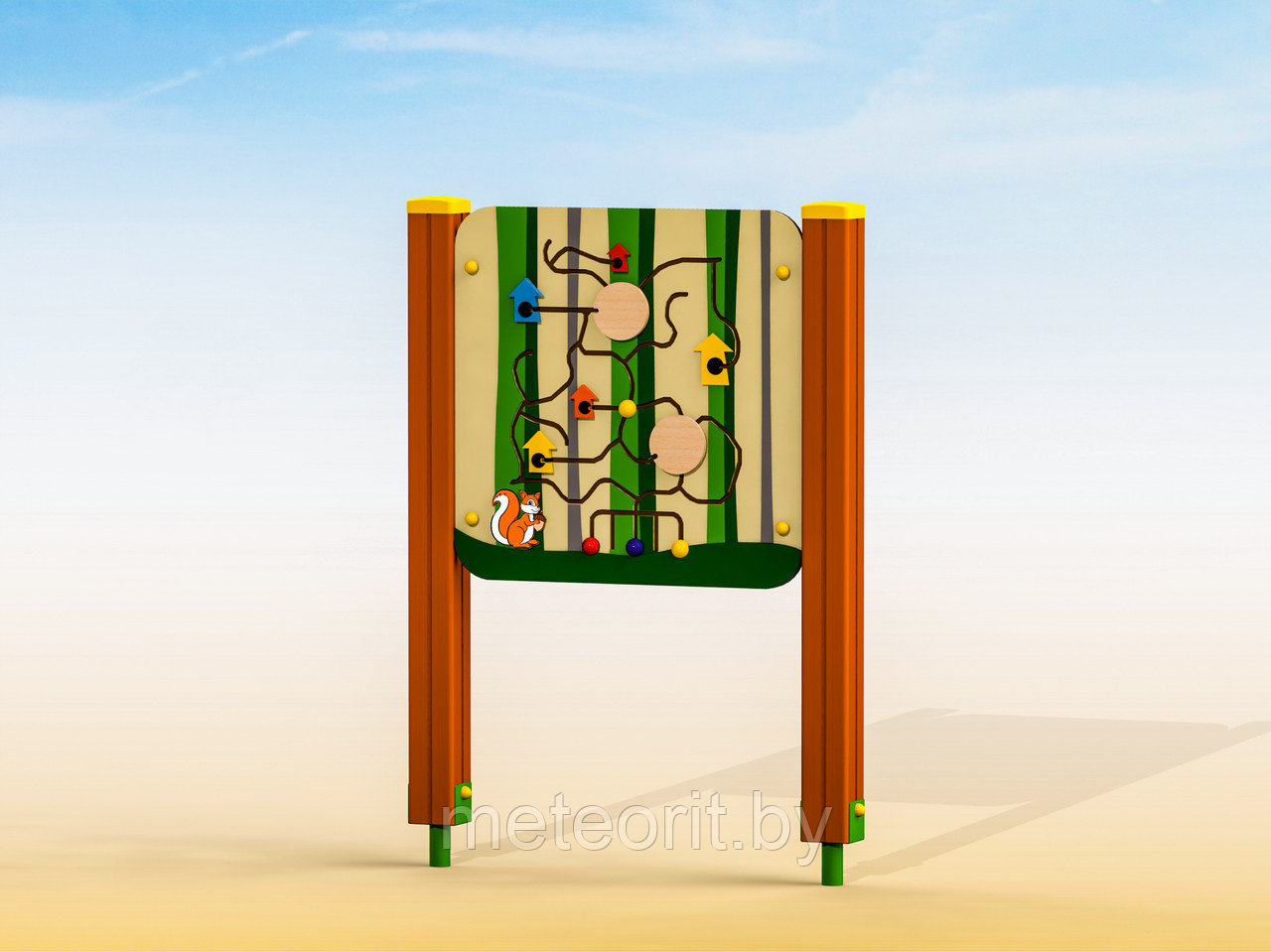 Развивающая панель «Белочка»