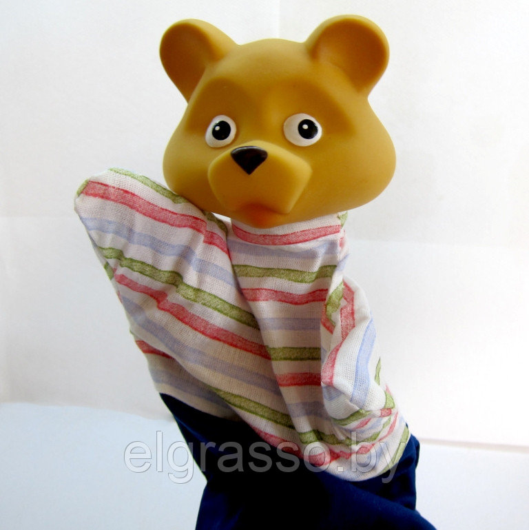 Куклы-перчатки БиБаБо "Медвежонок", Радуга - фото 1 - id-p100943599