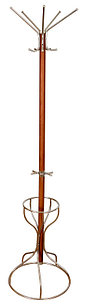Вешалка напольная Стелла-2Д (вишня) деревянная