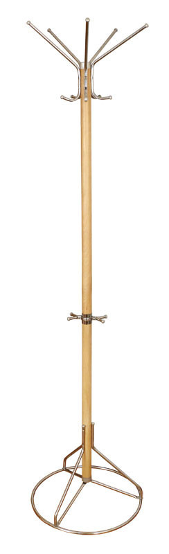 Вешалка напольная Стелла-1Д (бук) деревянная