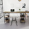 Письменный стол crafto МАСТЕР / black в стиле лофт, фото 2