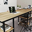 Письменный стол crafto МАСТЕР / black в стиле лофт, фото 3