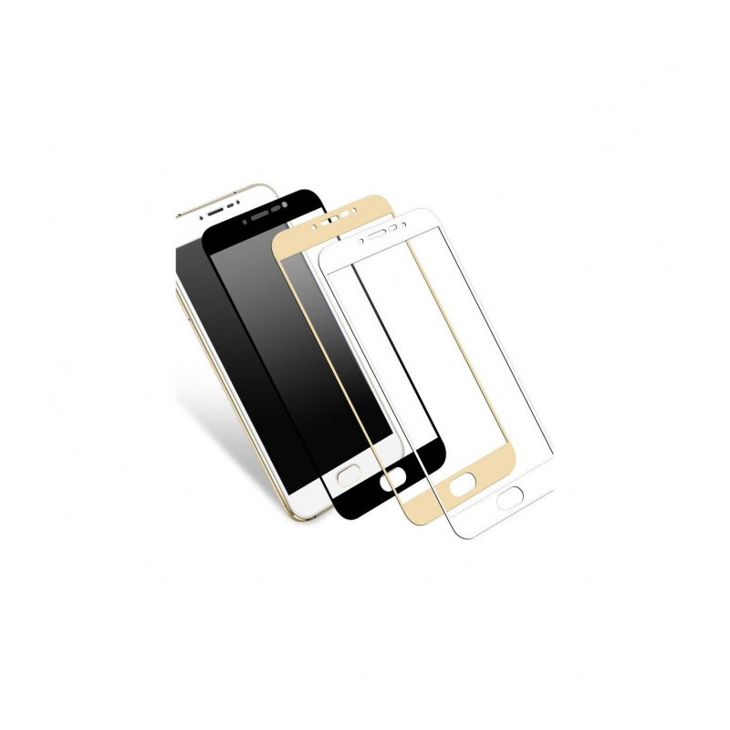 Защитное стекло для  iPhone 7 Plus/ 8Plus золотое Full Screen (проклейка по контуру)