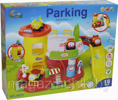 Гараж-парковка для малышей 4072, детский паркинг - фото 1 - id-p5273754