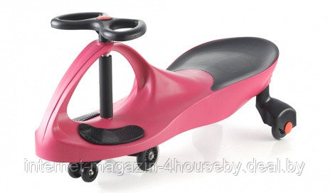 Детская машинка Bibicar (Бибикар) с полиуретановыми колесами розовая - фото 1 - id-p4601667
