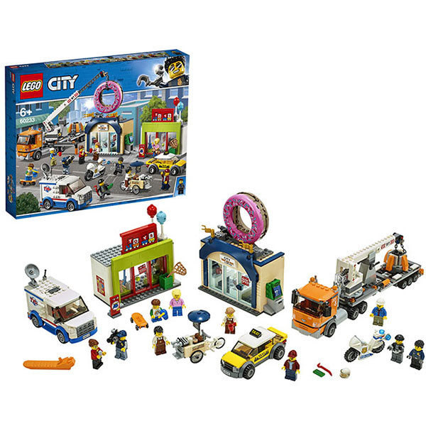 Конструктор LEGO 60233 Открытие магазина по продаже пончиков Lego City