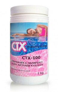Химия для бассейна. CTX-100 Активированный кислород 1 кг, в таблетках по 100 гр.
