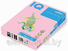 Бумага цветная "IQ Color", А4, 80 г/м2, 500л., пастель, розовый