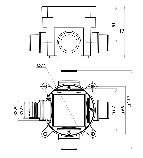 10135 - Коробка установочная для заливки в бетон D=70 мм, H=72 мм, фото 2