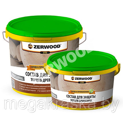Состав для защиты торцов древесины Zerwood STD 5 кг., фото 2