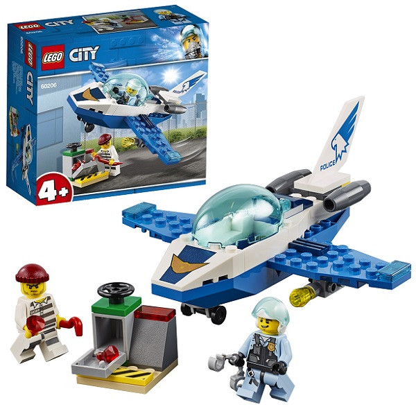 Конструктор LEGO 60206 Воздушная полиция патрульный самолет Lego City